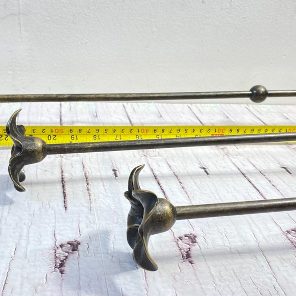 Vintage Set of 3 Candlesticks Holder Taper Brass, Candles Holder for Holiday - Picture 5 of 10